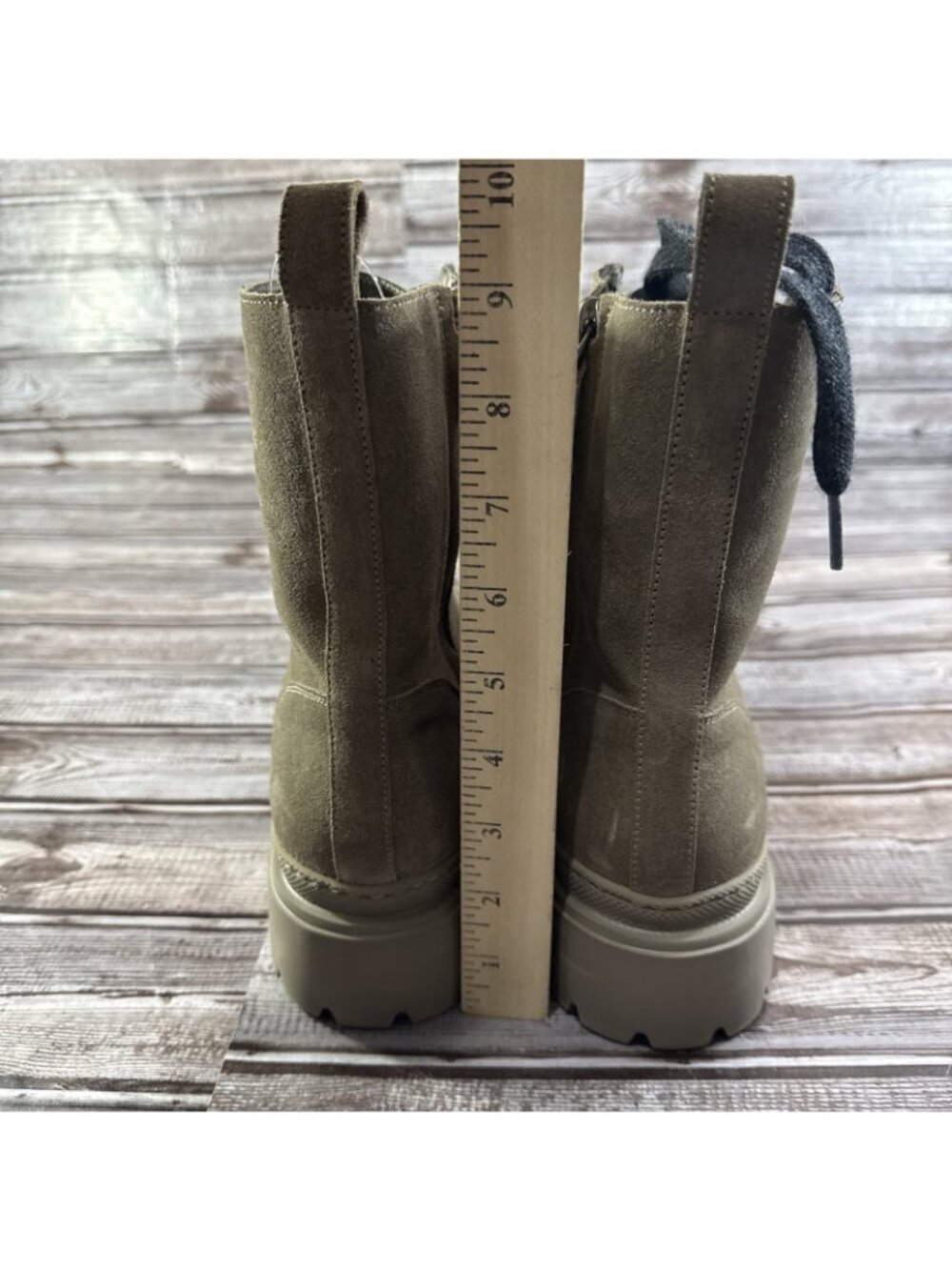 BRUNELLO CUCINELLI Suede Boots Monili Trims Size 40.5 EU 10.5 US Grey New $1183 - Picture 5 of 11